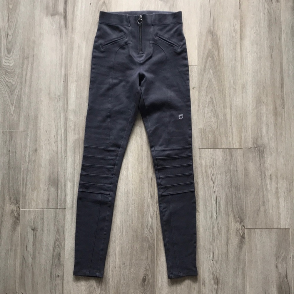 Front zip up legging from express